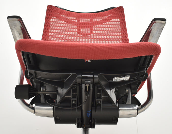 【中古】オカムラ バロン ハイバック 固定肘 ポリッシュ ハンガー ランバーサポート 2019年製 2025012301【中古オフィス家具】