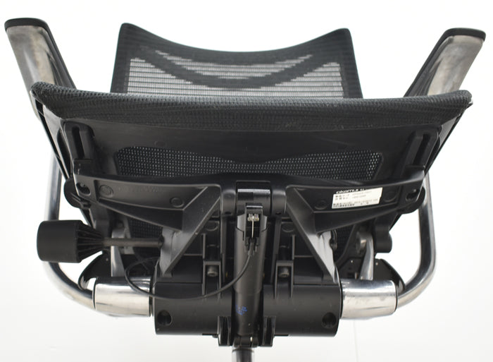 【中古】オカムラ バロン ローバック 固定肘(新型肘パット)ポリッシュ 2025012303【中古オフィス家具】