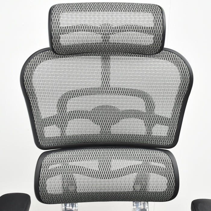 【中古】エルゴヒューマン ベーシック 可動肘 ヘッドレスト ポリッシュ 2025012803【中古オフィス家具】