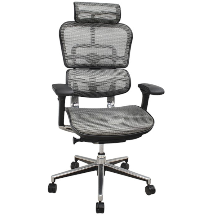 【中古】エルゴヒューマン ベーシック 可動肘 ヘッドレスト ポリッシュ 2025012803【中古オフィス家具】