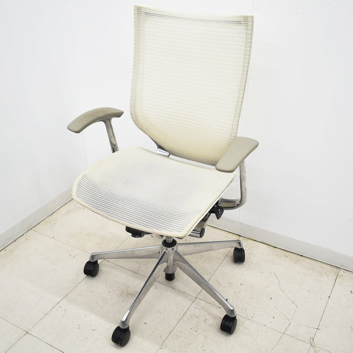 【中古】オカムラ バロン ハイバック 固定肘 ポリッシュ 2025020104【中古オフィス家具】