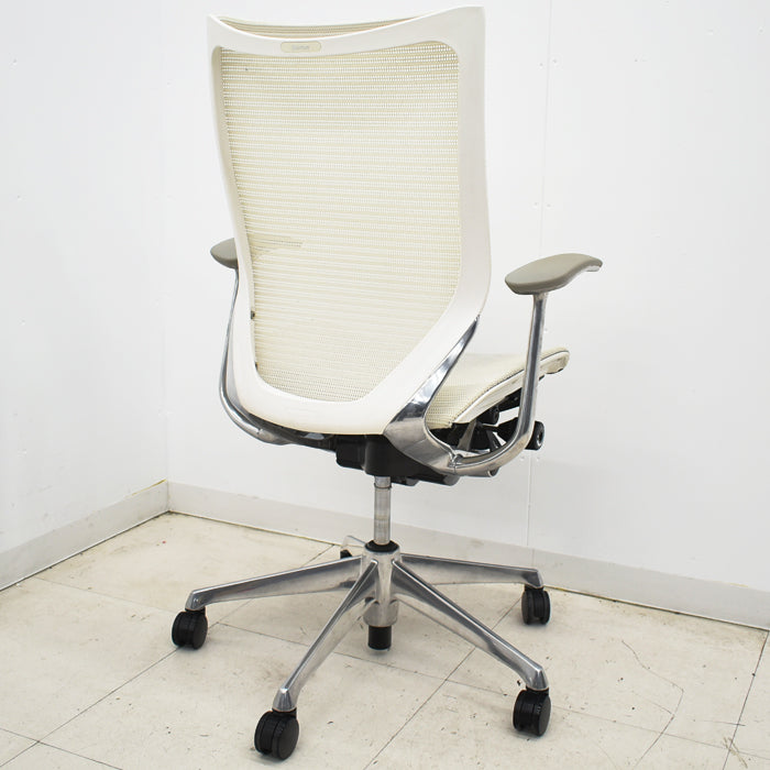 【中古】オカムラ バロン ハイバック 固定肘 ポリッシュ 2025020104【中古オフィス家具】
