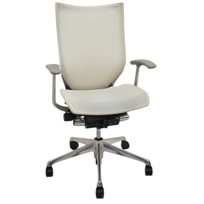 【中古】オカムラ バロン ハイバック 固定肘 ポリッシュ 2025020104【中古オフィス家具】