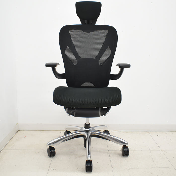 【中古】イナバ エクセア ヘッドレスト(可動式)可動肘 ランバーサポート ポリッシュ 2025020404【中古オフィス家具】
