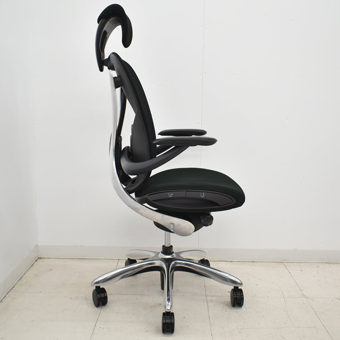 【中古】イナバ エクセア ヘッドレスト(可動式)可動肘 ランバーサポート ポリッシュ 2025020404【中古オフィス家具】
