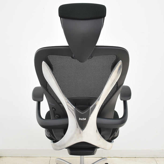 【中古】イナバ エクセア ヘッドレスト(可動式)可動肘 ランバーサポート ポリッシュ 2025020404【中古オフィス家具】