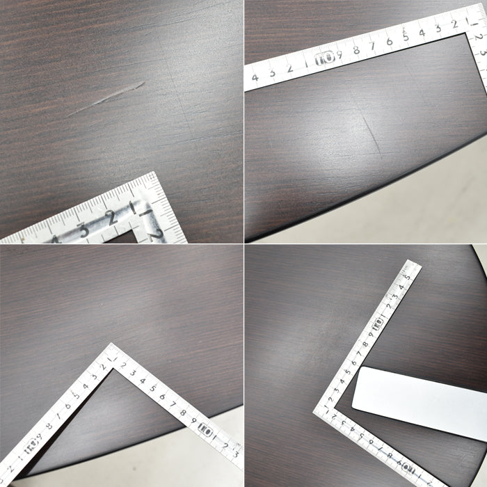 【配送料金見積もり対応となります】イトーキ XVシリーズ 役員用両袖机 アール型天板 サブテーブル 幅2790 2025030501【中古】【中古オフィス家具】