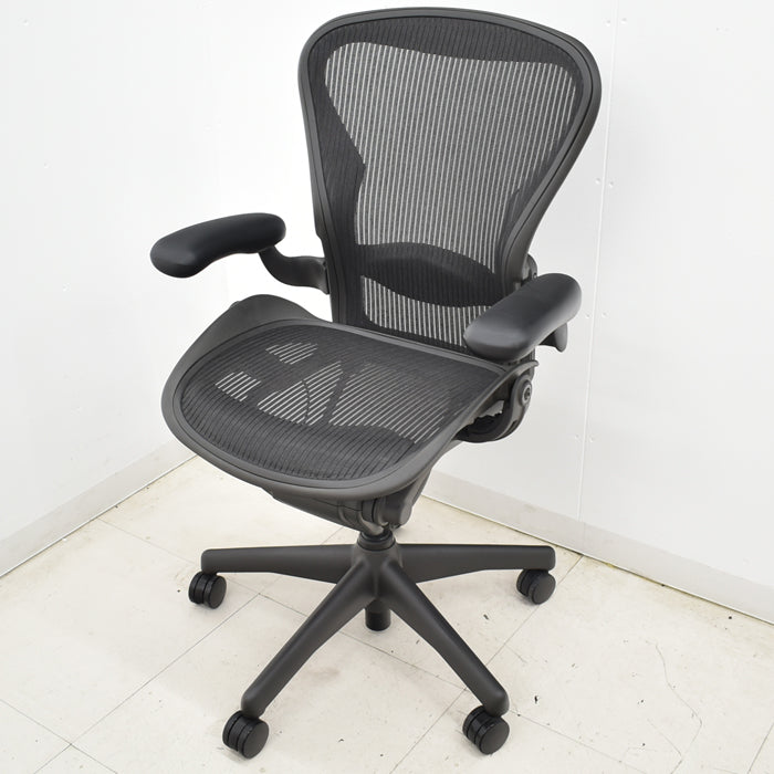 【中古】ハーマンミラー アーロンチェア Bサイズ スタンダード ランバーサポート 2025031106【中古オフィス家具】