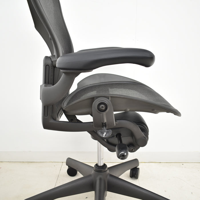 【中古】ハーマンミラー アーロンチェア Bサイズ スタンダード ランバーサポート 2025031106【中古オフィス家具】