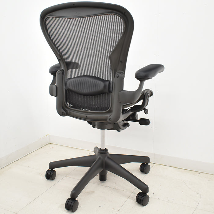【中古】ハーマンミラー アーロンチェア Bサイズ スタンダード ランバーサポート 2025031106【中古オフィス家具】