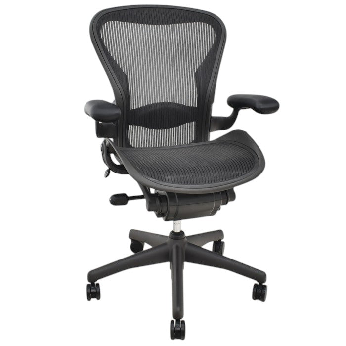 【中古】ハーマンミラー アーロンチェア Bサイズ スタンダード ランバーサポート 2025031106【中古オフィス家具】