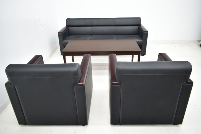 【中古】オカムラ+イトーキ 8328シリーズ 応接4点セット 幅1780 2025031703【中古オフィス家具】