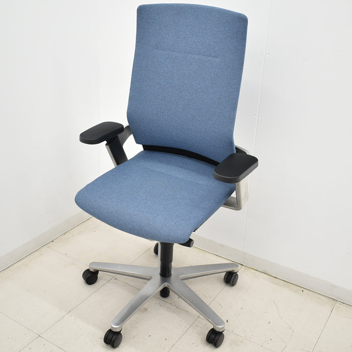 【中古】ウィルクハーン ONチェア ハイバック 可動肘 背もたれ上下アジャスト ポリッシュ 2025031801【中古オフィス家具】