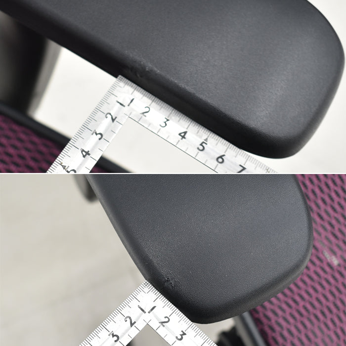 【中古】エルゴヒューマン エンジョイ 可動肘 ランバーサポート ヘッドレスト ポリッシュ 2025031903【中古オフィス家具】