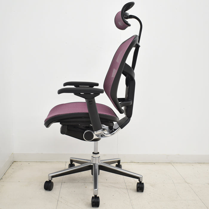 【中古】エルゴヒューマン エンジョイ 可動肘 ランバーサポート ヘッドレスト ポリッシュ 2025031903【中古オフィス家具】