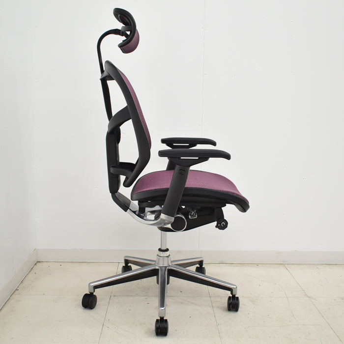 【中古】エルゴヒューマン エンジョイ 可動肘 ランバーサポート ヘッドレスト ポリッシュ 2025031903【中古オフィス家具】