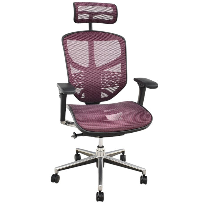【中古】エルゴヒューマン エンジョイ 可動肘 ランバーサポート ヘッドレスト ポリッシュ 2025031903【中古オフィス家具】