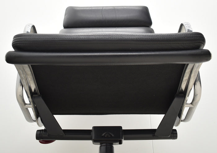 【中古】ハーマンミラー イームズ ソフトパッドエグゼクティブチェア ポリッシュ 革張り 2025032603【中古オフィス家具】