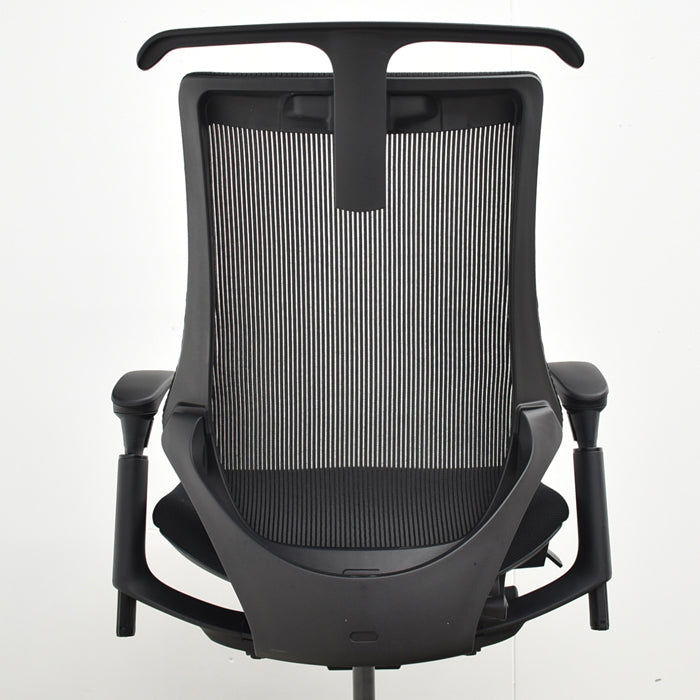 【中古】イトーキ f・エフチェア ハイバック 可動肘 ハンガー ブラック 2025033104【中古オフィス家具】