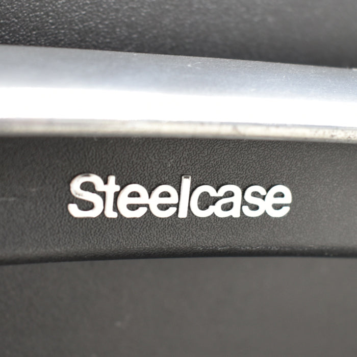 【中古】スチールケース リープV2 可動肘 ランバーサポート ポリッシュ ヘッドレスト USモデル ポリッシュ 2025040803【中古オフィス家具】