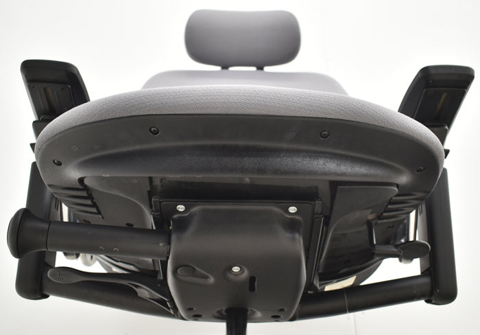 【中古】スチールケース リープV2 可動肘 ランバーサポート ポリッシュ ヘッドレスト USモデル ポリッシュ 2025040803【中古オフィス家具】