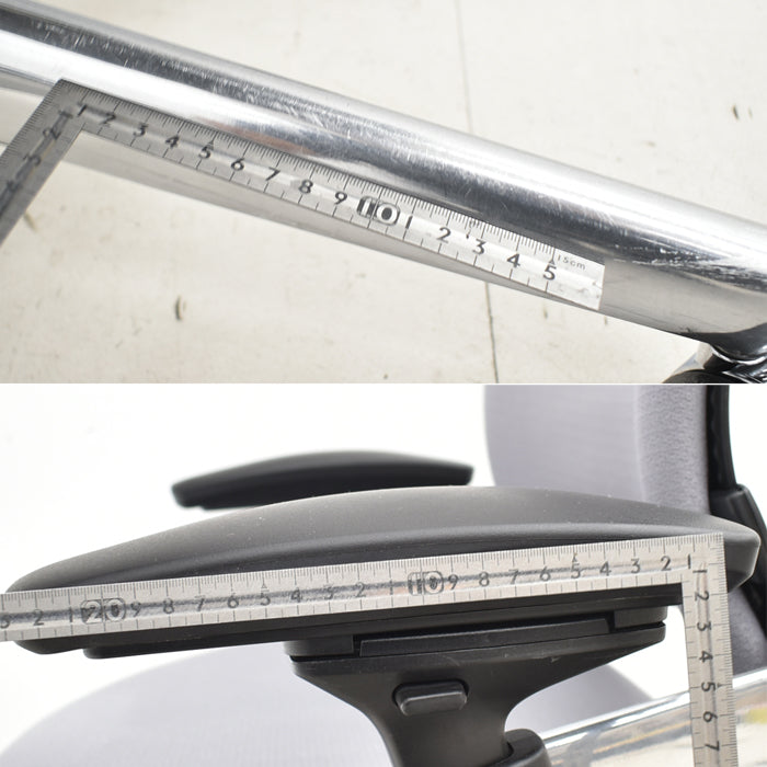 【中古】スチールケース リープV2 可動肘 ランバーサポート ポリッシュ ヘッドレスト USモデル ポリッシュ 2025040803【中古オフィス家具】