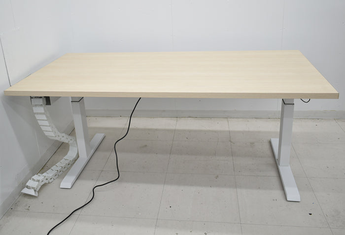 【中古】スチールケース 電動昇降テーブル マイグレーション 幅1800 2025040902【中古オフィス家具】