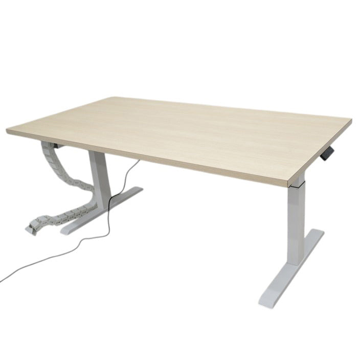 【中古】スチールケース 電動昇降テーブル マイグレーション 幅1800 2025040902【中古オフィス家具】