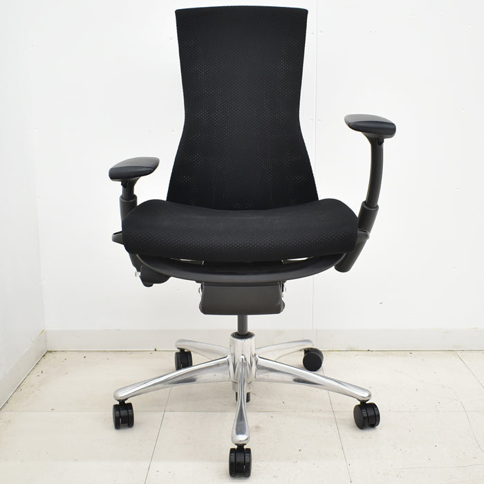 【中古】ハーマンミラー エンボディチェア 可動肘 ポリッシュ 2025040904【中古オフィス家具】