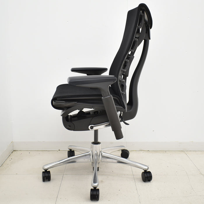 【中古】ハーマンミラー エンボディチェア 可動肘 ポリッシュ 2025040904【中古オフィス家具】
