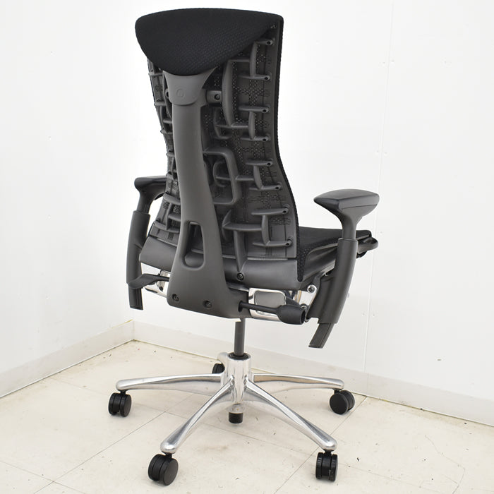 【中古】ハーマンミラー エンボディチェア 可動肘 ポリッシュ 2025040904【中古オフィス家具】