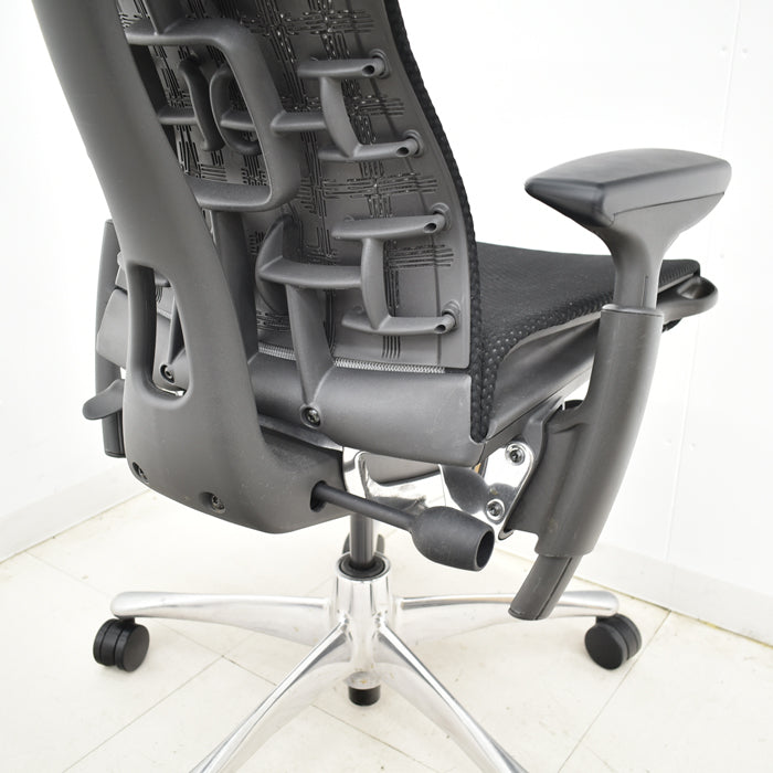 【中古】ハーマンミラー エンボディチェア 可動肘 ポリッシュ 2025040904【中古オフィス家具】