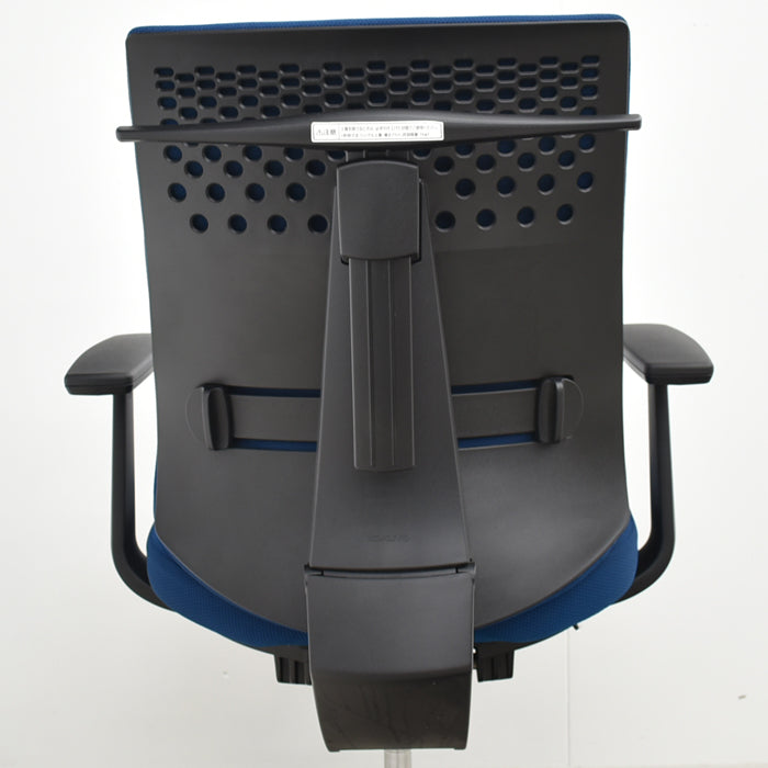 【中古】コクヨ ウィザードII 固定肘 ハイバック ランバーサポート 2018年製 2025041201【中古オフィス家具】