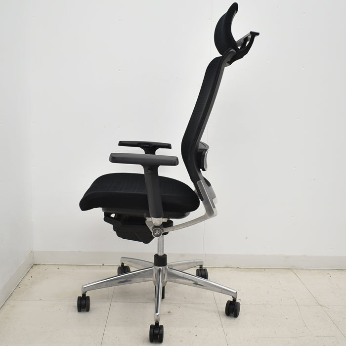 【中古】コクヨ エアフォート ヘッドレスト 可動肘 エアランバーサポート ポリッシュ 2025041203【中古オフィス家具】