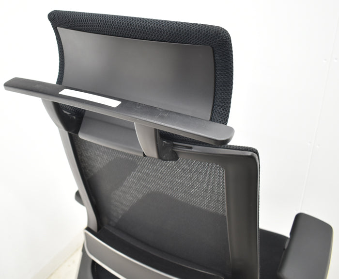 【中古】コクヨ エアフォート ヘッドレスト 可動肘 エアランバーサポート ポリッシュ 2025041203【中古オフィス家具】
