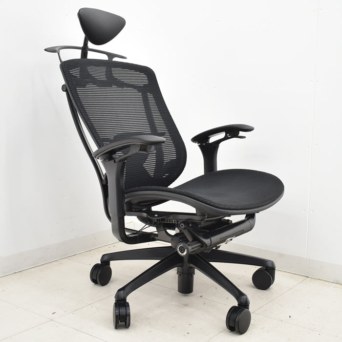 【中古】オカムラ コンテッサ 可動肘 ヘッドレスト ランバーサポート ハンガー 2025041204【中古オフィス家具】