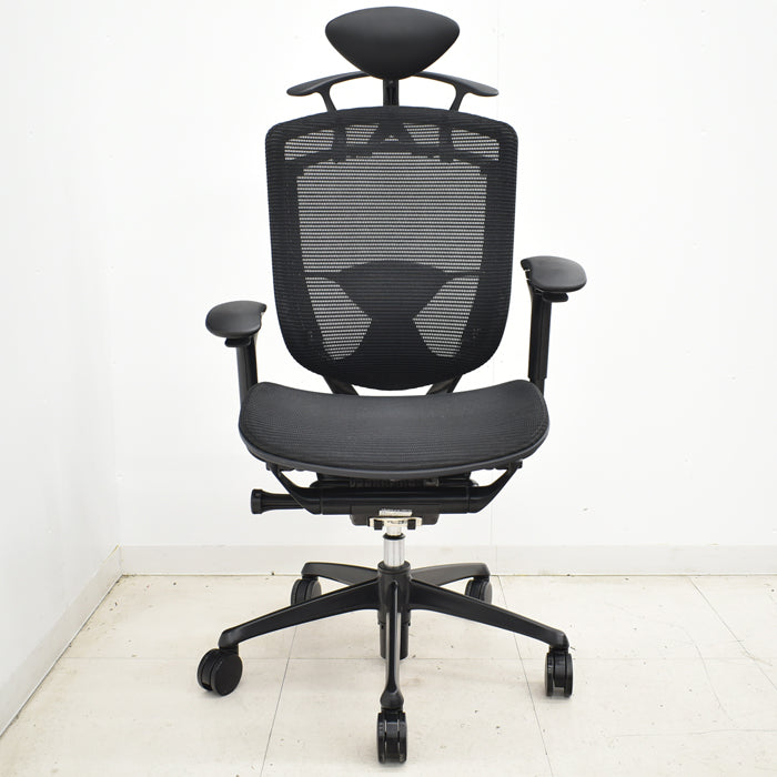 【中古】オカムラ コンテッサ 可動肘 ヘッドレスト ランバーサポート ハンガー 2025041204【中古オフィス家具】