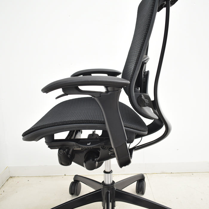 【中古】オカムラ コンテッサ 可動肘 ヘッドレスト ランバーサポート ハンガー 2025041204【中古オフィス家具】
