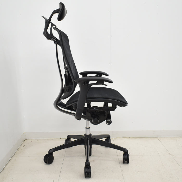 【中古】オカムラ コンテッサ 可動肘 ヘッドレスト ランバーサポート ハンガー 2025041204【中古オフィス家具】