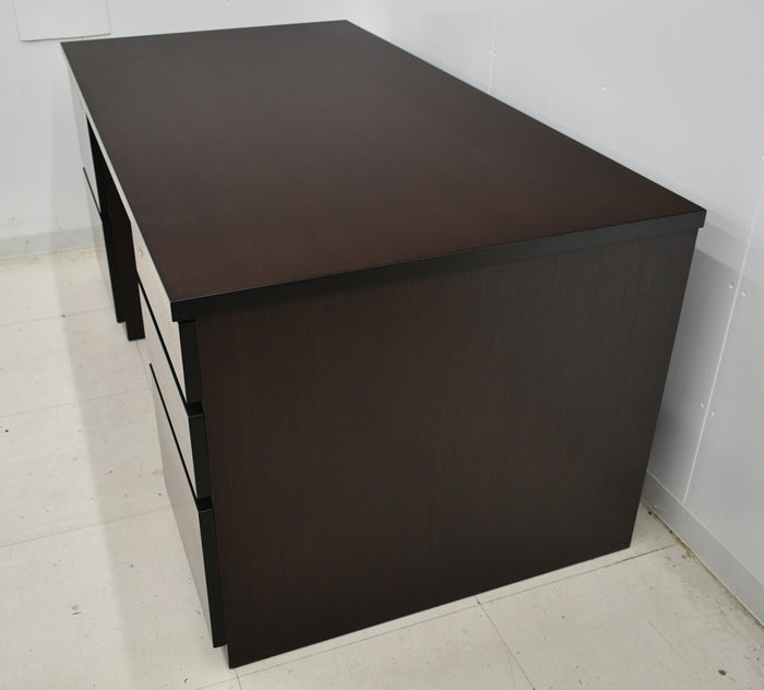 【中古】イトーキ X09シリーズ 役員用両袖机 W1600 2025041402【中古オフィス家具】