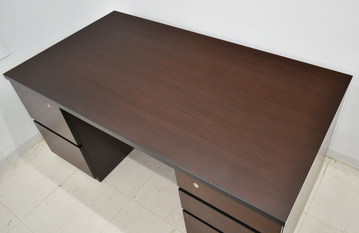 【中古】イトーキ X09シリーズ 役員用両袖机 W1600 2025041402【中古オフィス家具】