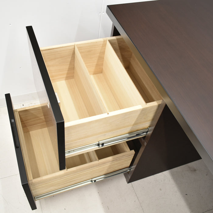 【中古】イトーキ X09シリーズ 役員用両袖机 W1600 2025041402【中古オフィス家具】