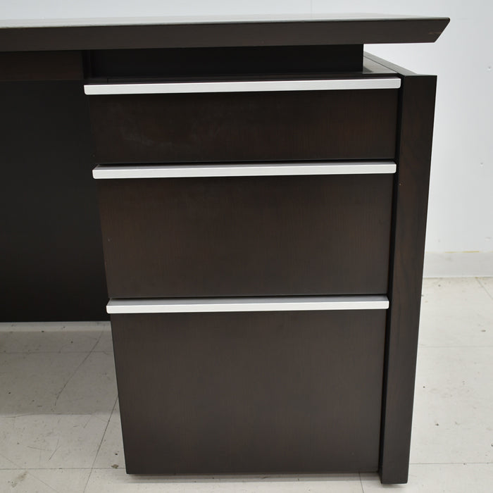 【中古】イトーキ X19シリーズ 役員用両袖机 W1800 2025041501【中古オフィス家具】