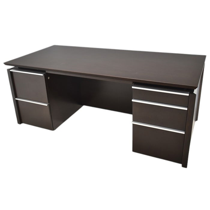 【中古】イトーキ X19シリーズ 役員用両袖机 W1800 2025041501【中古オフィス家具】