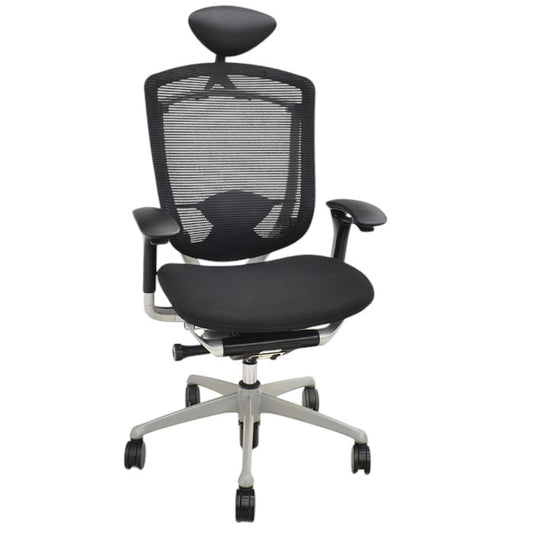 【中古】オカムラ コンテッサ 可動肘 ヘッドレスト ランバーサポート 2025041503【中古オフィス家具】