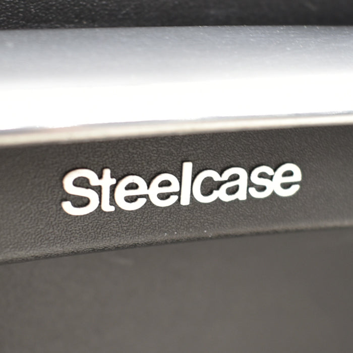 【中古】スチールケース リープV2 可動肘 ランバーサポート ポリッシュ ヘッドレスト USモデル ポリッシュ 2025041504【中古オフィス家具】
