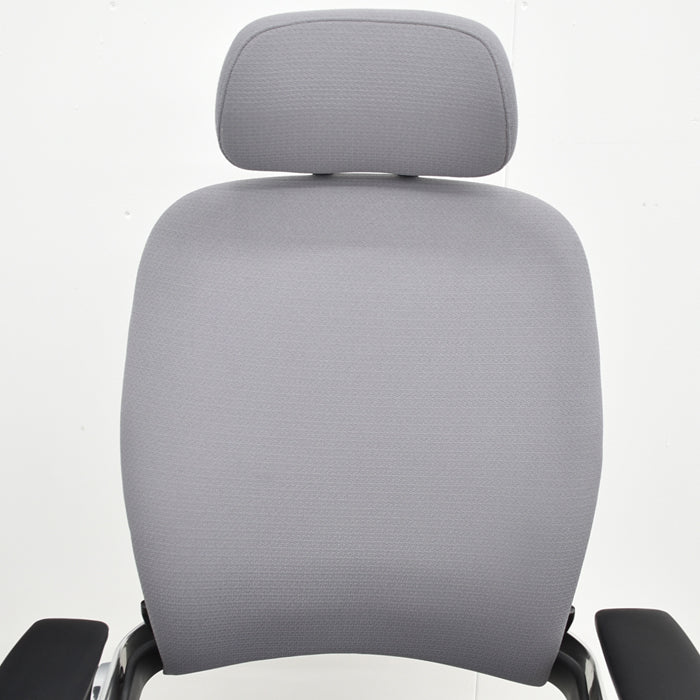 【中古】スチールケース リープV2 可動肘 ランバーサポート ポリッシュ ヘッドレスト USモデル ポリッシュ 2025041504【中古オフィス家具】