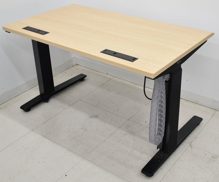 【中古】オカムラ スイフト 電動昇降デスク インジゲーターメモリ機能付 2018年製 幅1150 2025041604【中古オフィス家具】