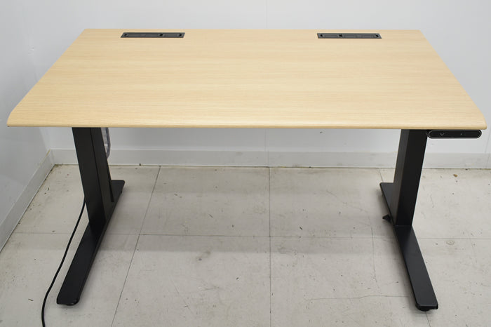 【中古】オカムラ スイフト 電動昇降デスク インジゲーターメモリ機能付 2018年製 幅1150 2025041604【中古オフィス家具】