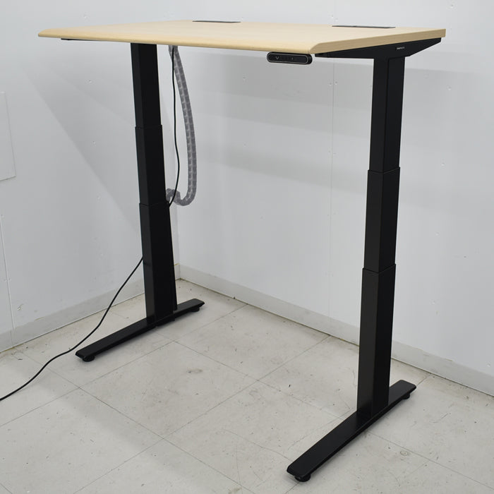 【中古】オカムラ スイフト 電動昇降デスク インジゲーターメモリ機能付 2018年製 幅1150 2025041604【中古オフィス家具】